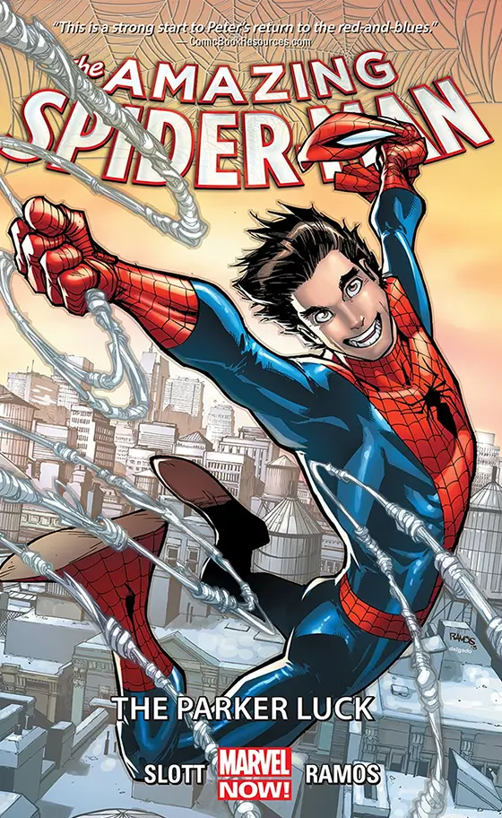 Imagen de la portada de The Amazing Spiderman The Parker Luck